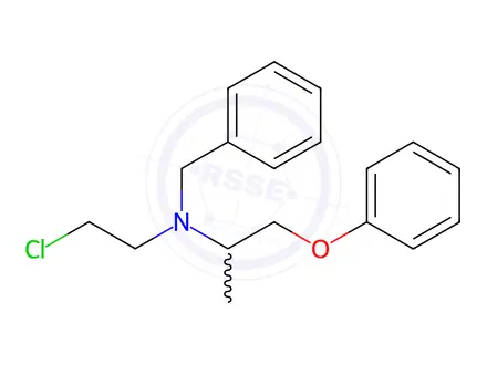 Chemical structure of Phenoxybenzamine (BSC)