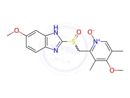 Chemical structure of Esomeprazole Impurity E