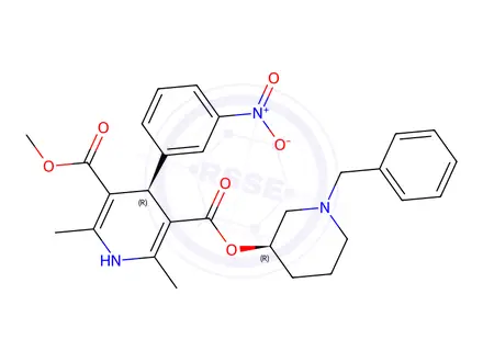 Chemical structure of Benidipine
