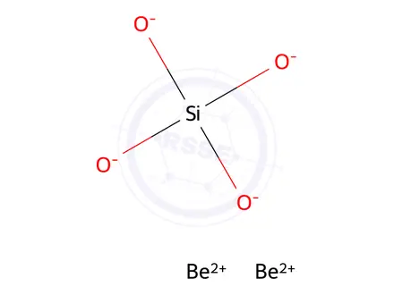 Chemical structure of BERYLLIUM SILICATE