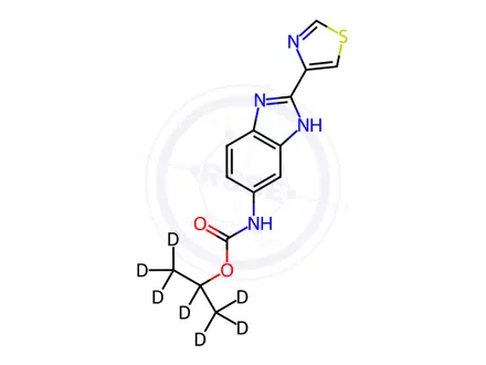 Chemical structure of Cambendazole-D7