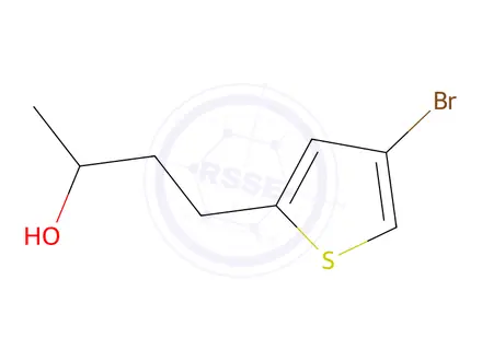 Chemical structure of 4-(4-Bromothiophen-2-yl)butan-2-ol