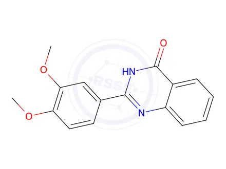 Chemical structure of 2-(3,4-Dimethoxyphenyl)quinazolin-4(3H)-one