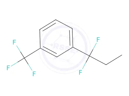Chemical structure of 1-(1,1-Difluoropropyl)-3-(trifluoromethyl)benzene