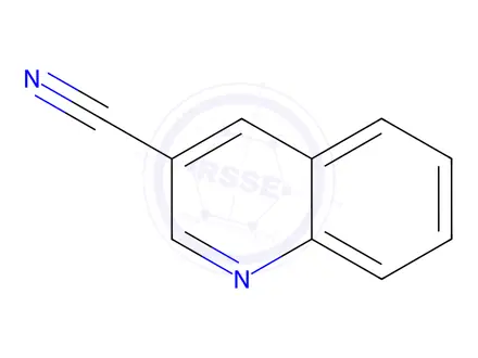 Chemical structure of Quinoline-3-carbonitrile