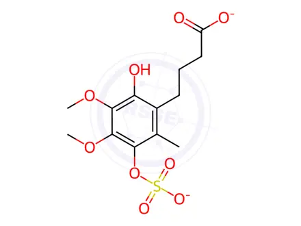 Chemical structure of Idebenone Related Compound 1 (Dipotassium Salt)