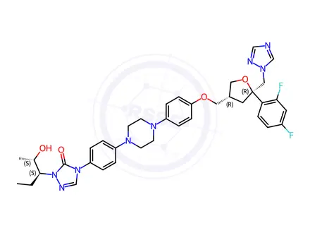 Chemical structure of Posaconazole