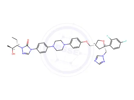 Chemical structure of Posaconazole