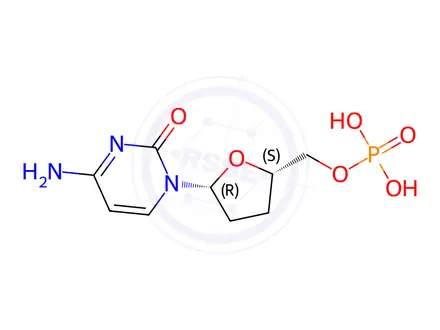 Chemical structure of Zalcitabine Monophosphate