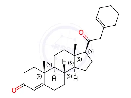 Chemical structure of Progesterone EP Impurity F