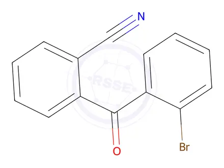 Chemical structure of 2-Bromo-2'-cyanobenzophenone