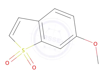 Chemical structure of 6-Methoxybenzo[b]thiophene 1,1-dioxide
