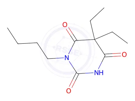 Chemical structure of 1-Butyl-5,5-diethyl-2,4,6(1H,3H,5H)-pyrimidinetrione