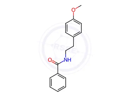 Chemical structure of N-(4-methoxyphenethyl)benzamide