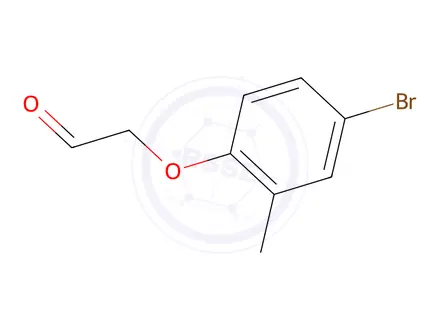 Chemical structure of 2-(4-Bromo-2-methylphenoxy)acetaldehyde