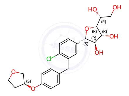 Chemical structure of Empagliflozin Impurity 534