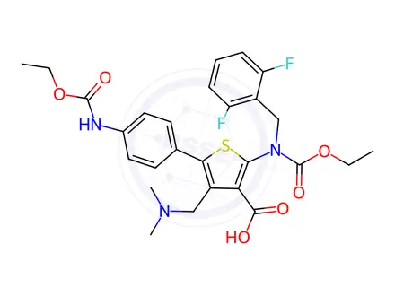 Chemical structure of Relugolix Impurity 366