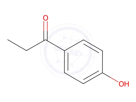 Chemical structure of 4'-Hydroxypropiophenone