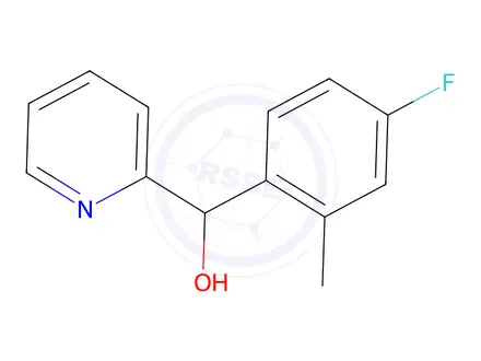 Chemical structure of (4-Fluoro-2-methylphenyl)(pyridin-2-yl)methanol