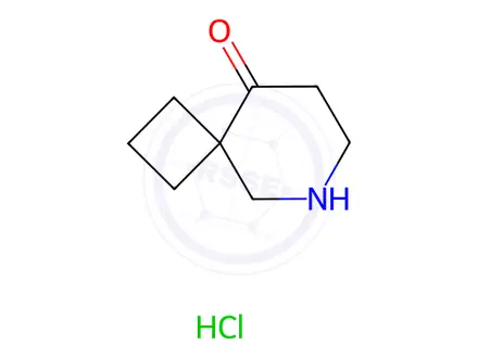 Chemical structure of 6-Azaspiro[3.5]nonan-9-one hydrochloride
