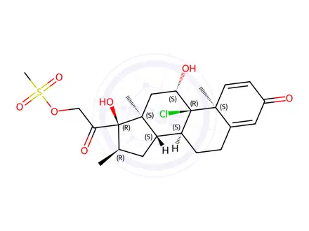 Chemical structure of Mometasone Furoate EP Impurity N