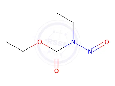 Chemical structure of N-Ethyl-N-nitrosourethane