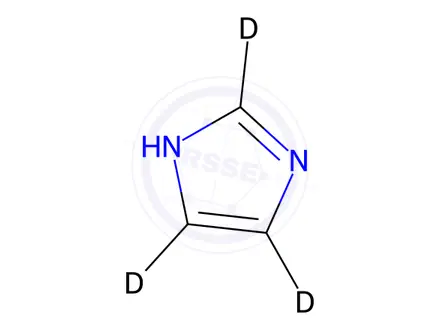 Chemical structure of Imidazole-d3