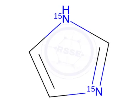 Chemical structure of Imidazole-15N2