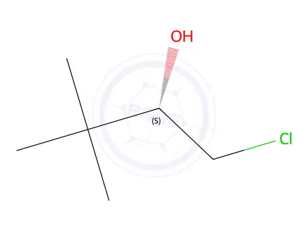Chemical structure of 2-Butanol, 1-chloro-3,3-dimethyl-, (S)-(9CI)