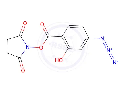 Chemical structure of N-Succinimidyl 4-Azidosalicylate