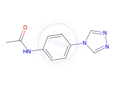Chemical structure of 4-(1,2,4-TRIAZOL-4-YL)ACETANILIDE