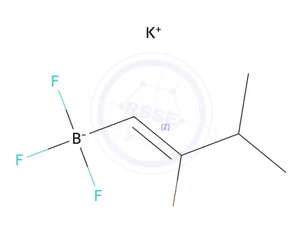 Chemical structure of POTASSIUM (Z)-2-BROMO-3-METHYLBUT-1-ENYLTRIFLUOROBORATE