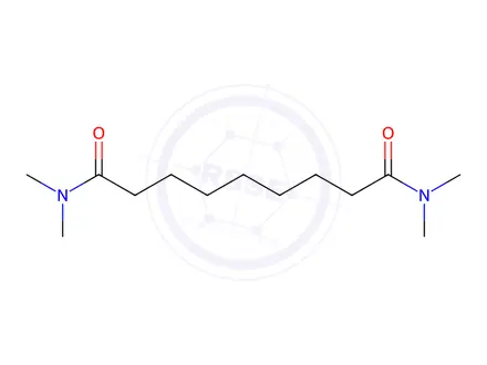 Chemical structure of TETRAMETHYLAZELAMIDE