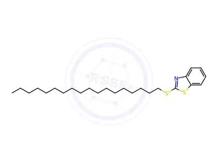 Chemical structure of 2-(Octadecylsulfanyl)-1,3-benzothiazole