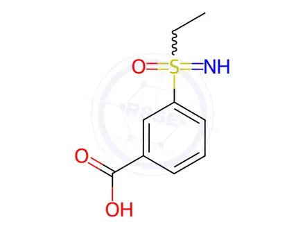Chemical structure of 3-(Ethylsulfonimidoyl)benzoic acid