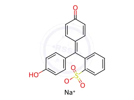 Chemical structure of Phenolsulfonphthalein Sodium Salt