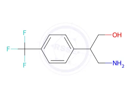 Chemical structure of 3-Amino-2-(4-(trifluoromethyl)phenyl)propan-1-ol