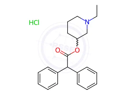 Chemical structure of Piperidolate Hydrochloride