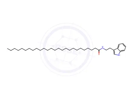 Chemical structure of HEXACOSANOIC ACID TRYPTAMIDE