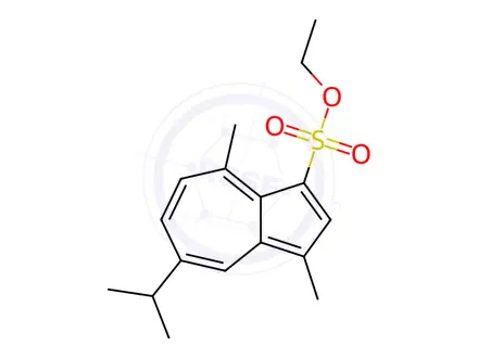 Chemical structure of Sodium Gualenate Impurity 23