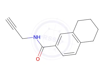 Chemical structure of n-(Prop-2-yn-1-yl)-5,6,7,8-tetrahydronaphthalene-2-carboxamide