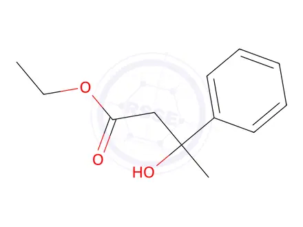 Chemical structure of ethyl 3-hydroxy-3-phenylbutanoate