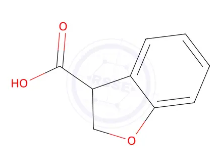 Chemical structure of 2,3-dihydro-1-benzofuran-3-carboxylic acid