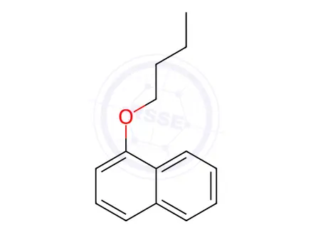 Chemical structure of 1-butoxynaphthalene