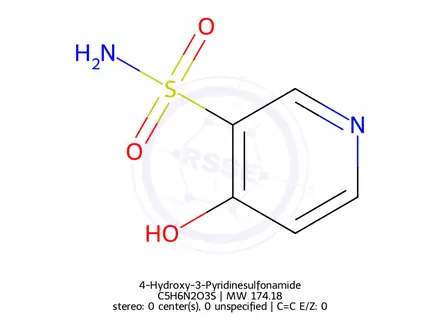 Chemical structure of 4-Hydroxy-3-Pyridinesulfonamide