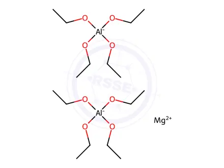 Chemical structure of magnesium bis(tetraethoxyaluminate)