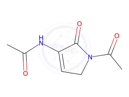 Chemical structure of N-(1-Acetyl-2-oxo-2,5-dihydro-1H-pyrrol-3-yl)acetamide