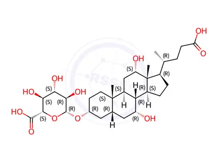 Chemical structure of Cholic Acid Glucuronide