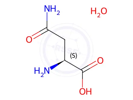 Chemical structure of L-Aspartic monohydrate