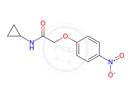 Chemical structure of N-Cyclopropyl-2-(4-nitrophenoxy)acetamide